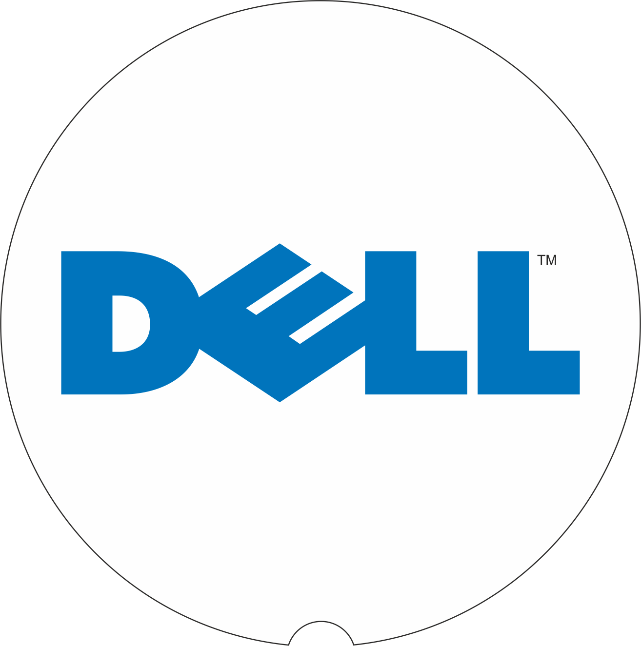 Sticker for PU flag 40 pcs, round