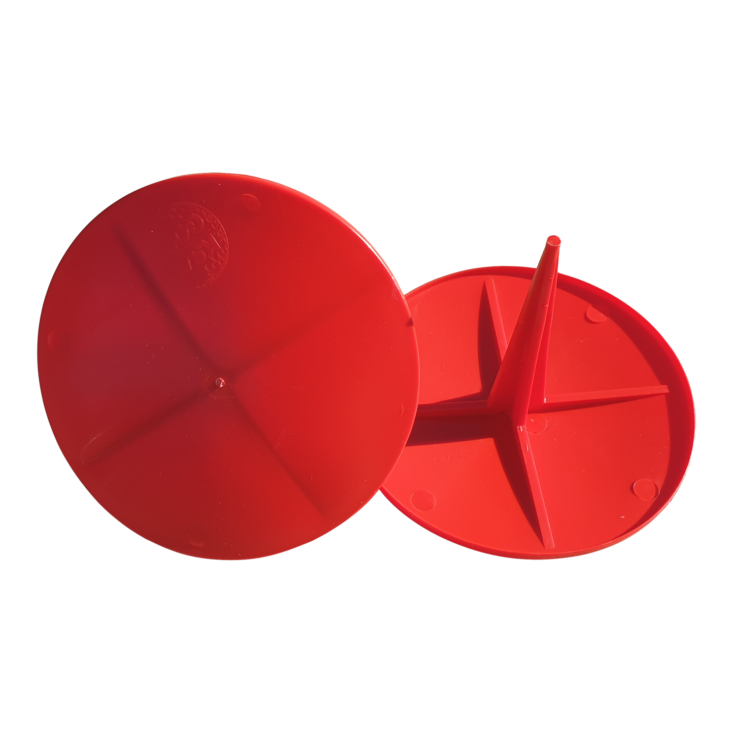 Tee Marker Flat, Ø 15 cm, red