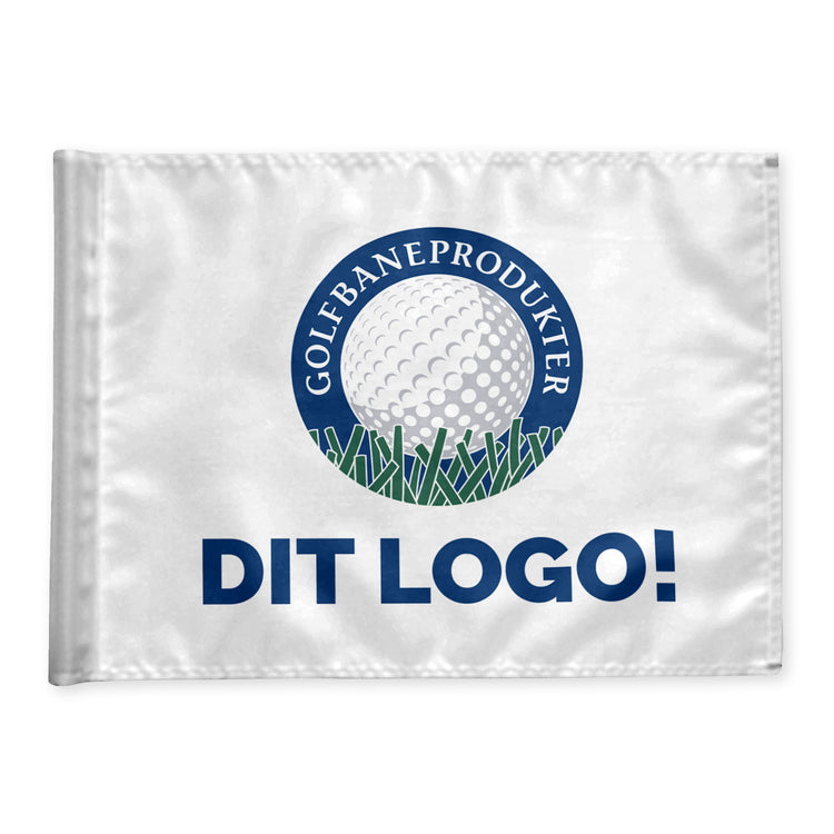 Putting green flag med logo