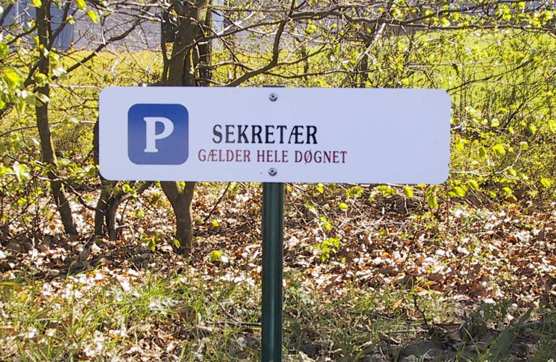 Parking Signs – GolfbaneProdukter ApS