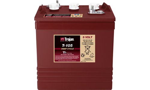 Batterier til golfbiler samt tilbehør