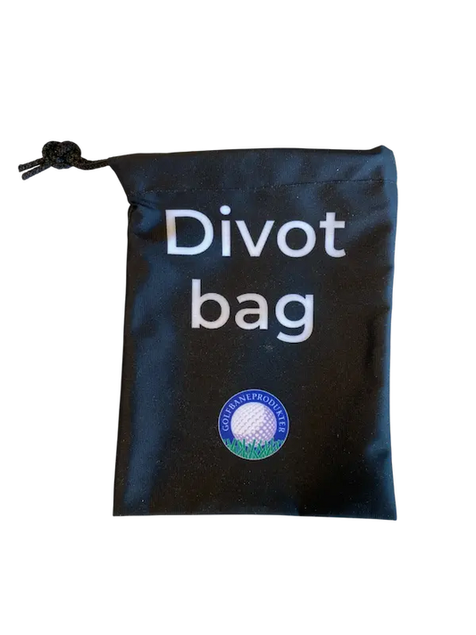 Divot bag polyester with text