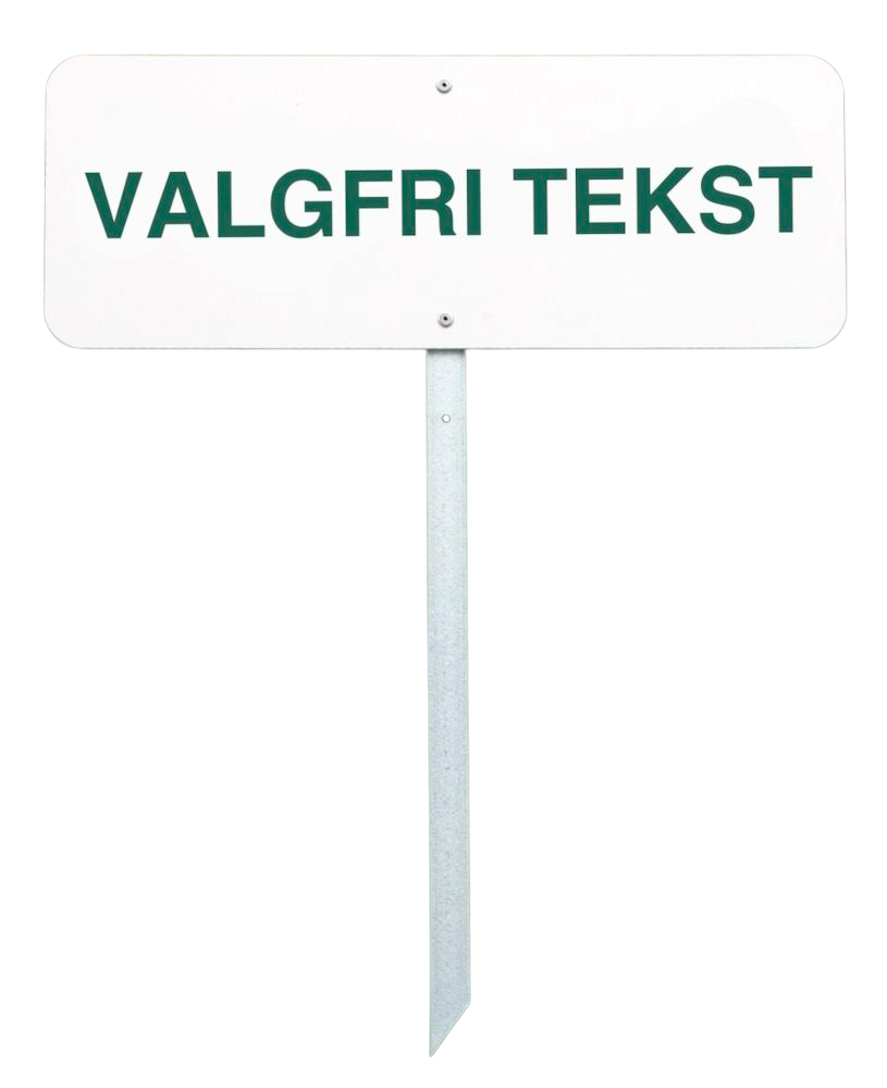 Golf Sign 40x15 cm (16"x6") - with your own text