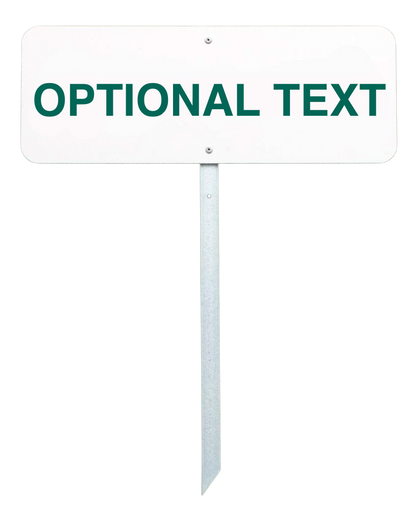 Golf Sign 40x15 cm (16"x6") - with your own text