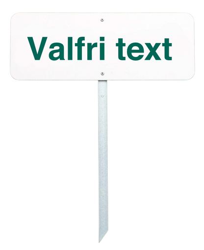 Golf Sign 40x15 cm (16"x6") - with your own text
