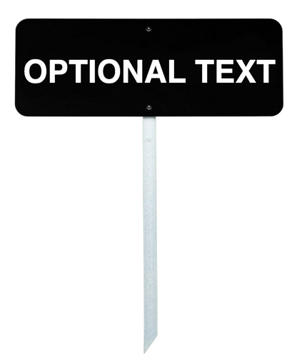 Golf sign 40x15 cm - with your own text