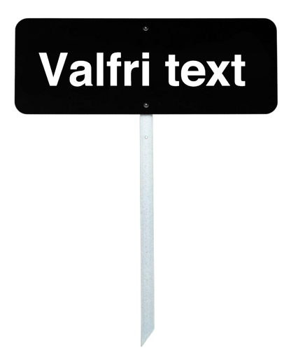 Golf sign 40x15 cm - with your own text