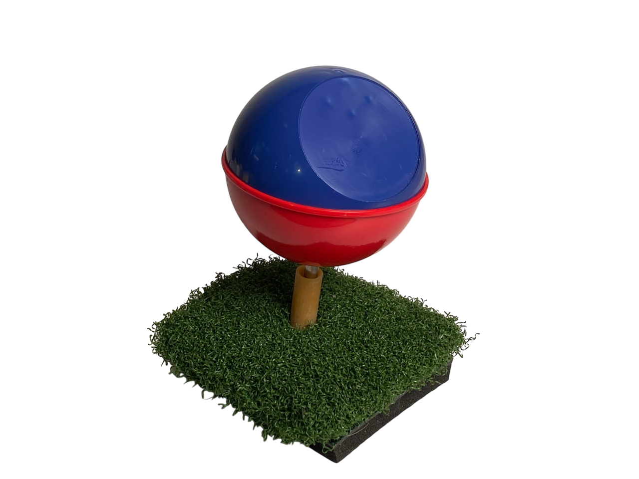 Tee Marker Globe, oblique BLUE/RED