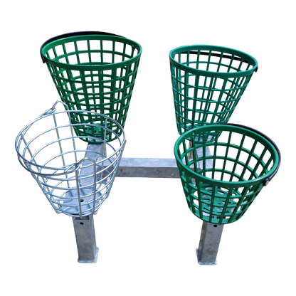 Ball Basket Holder, galvanized