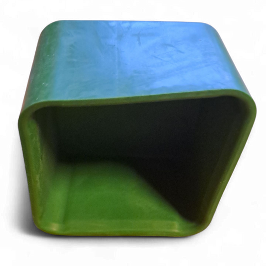 Green top for square hazard marker post