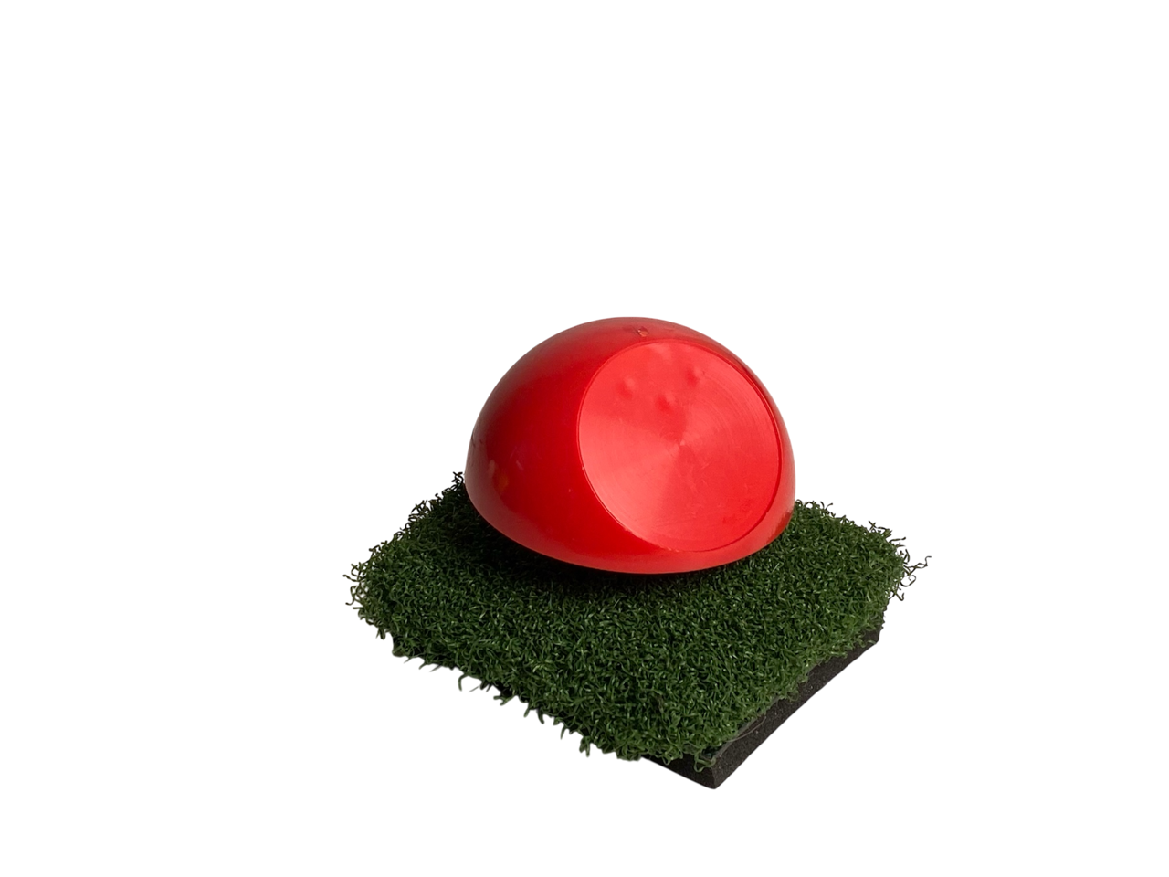 Tee Marker Globe, oblique, red