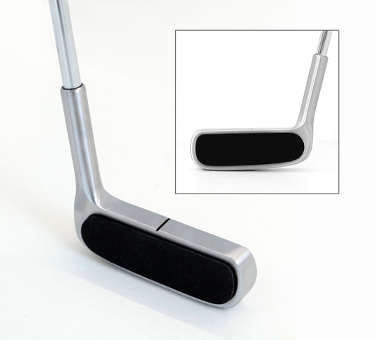 TWIN minigolfputter in steel 75 cm