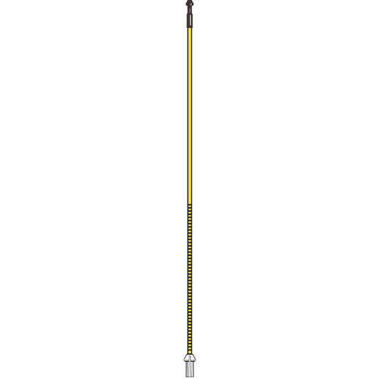 Flagstick 7.5' yellow with measuring tape