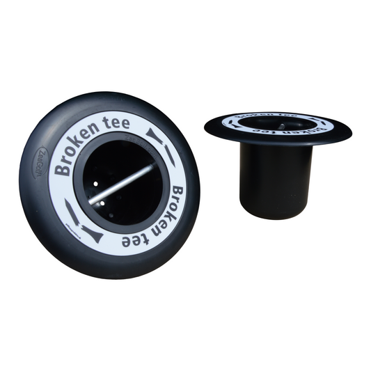 Broken Tee Caddy, Ground model, white