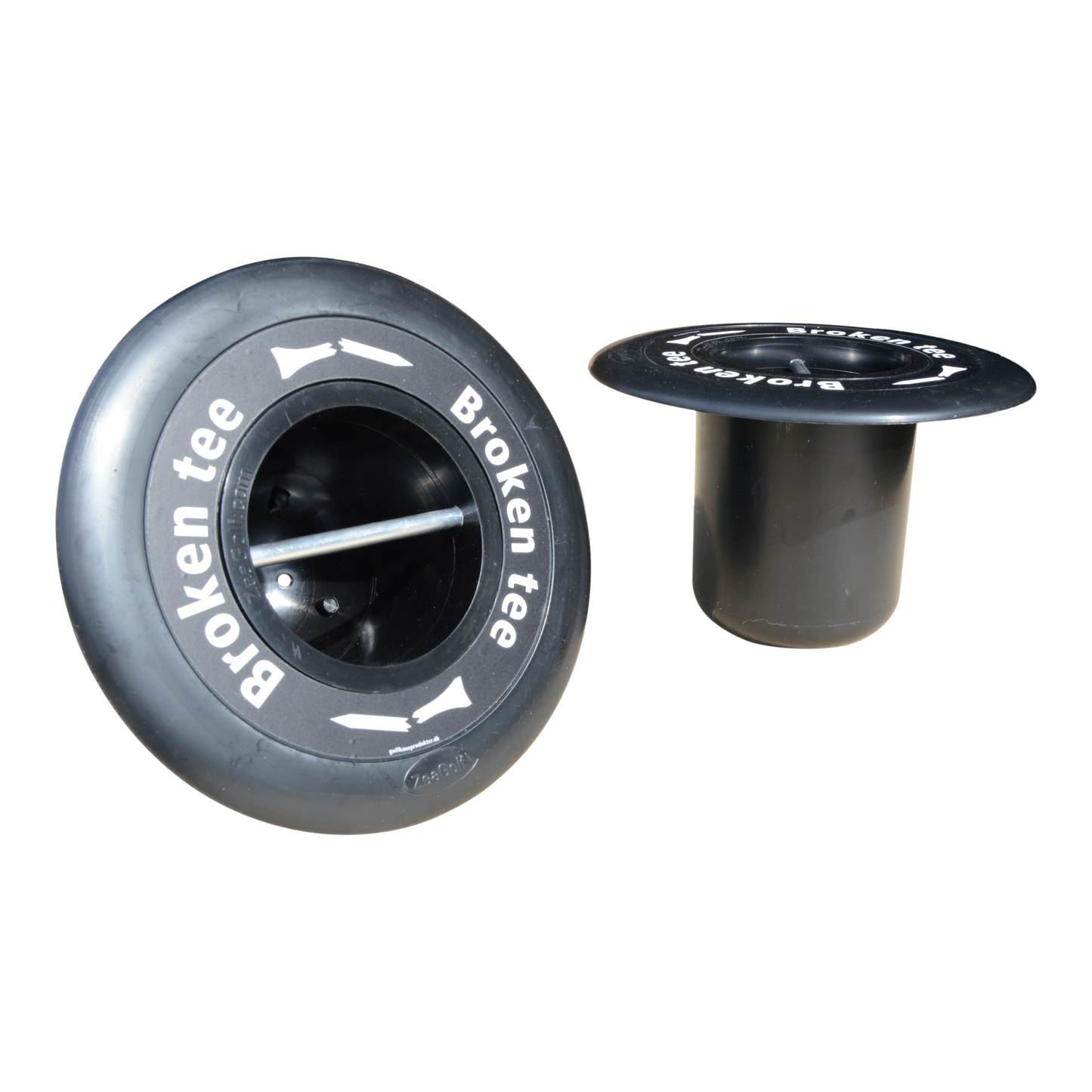 Broken Tee Caddy, Ground model, black