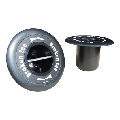 Broken Tee Caddy, Ground model, black