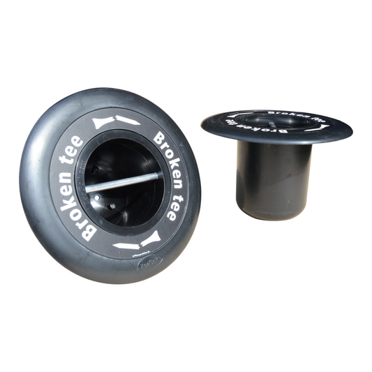 Broken Tee Caddy, Ground model, black