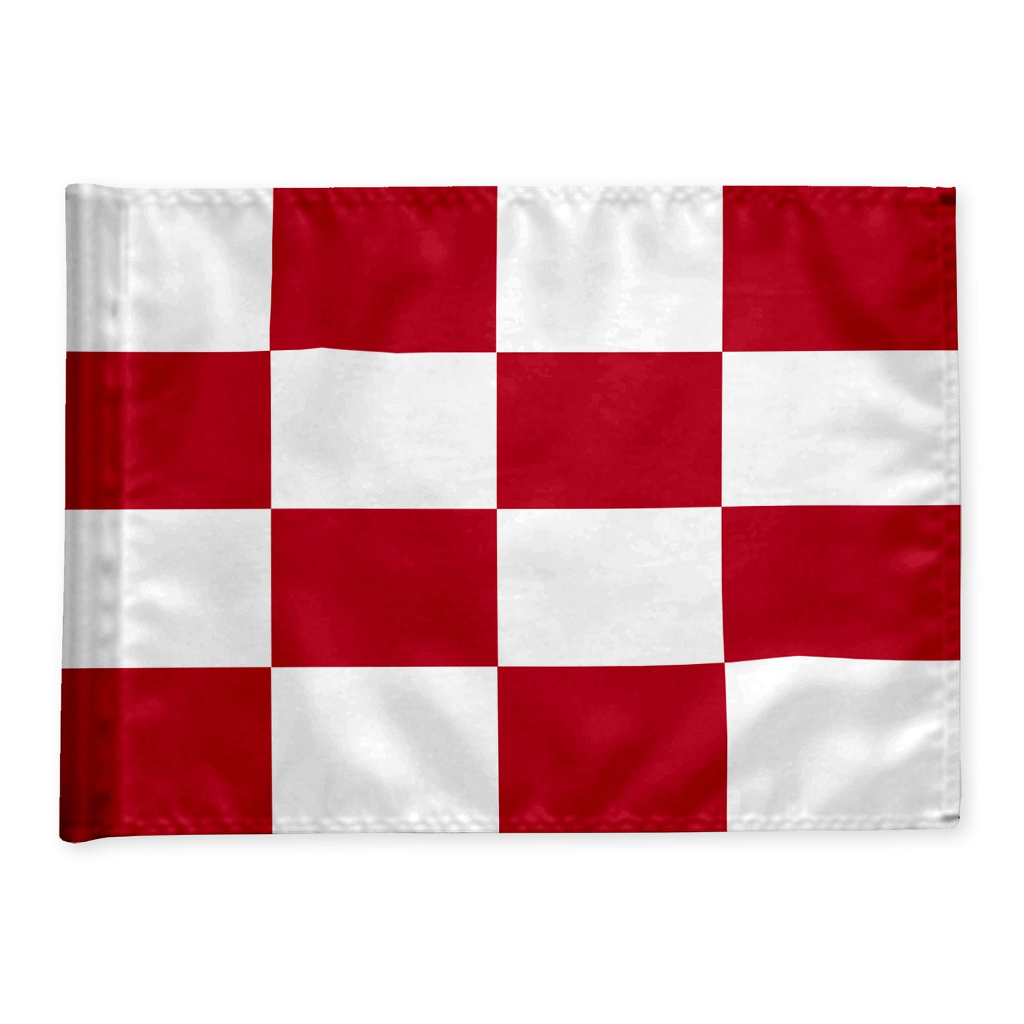 Golf Flag, checkered, red/white, 115 g (4 oz.)