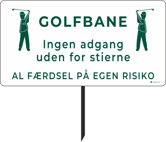 Golf Sign: Golf Course