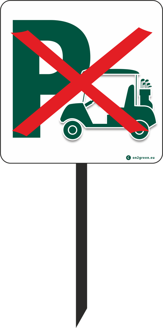 Parkingsign: No Golf Car Parking