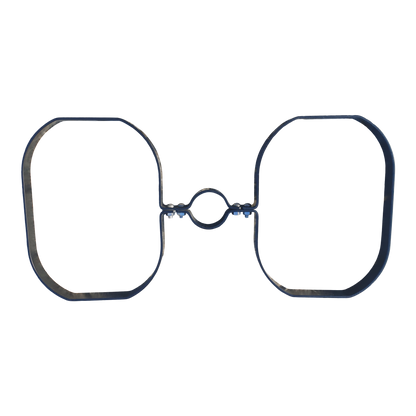 Bracket for post for double litter bin