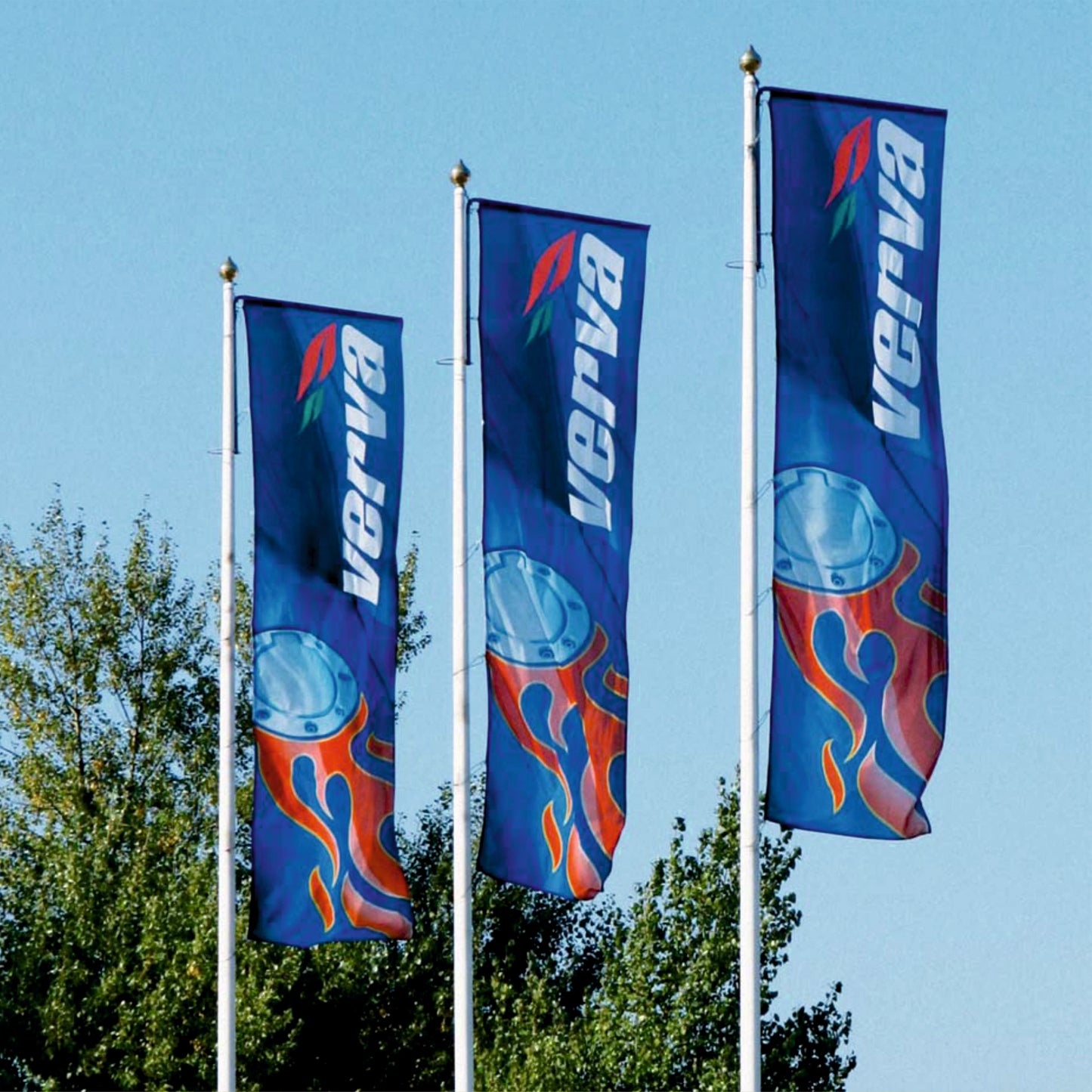 Club flag 180x140 cm 115g upright