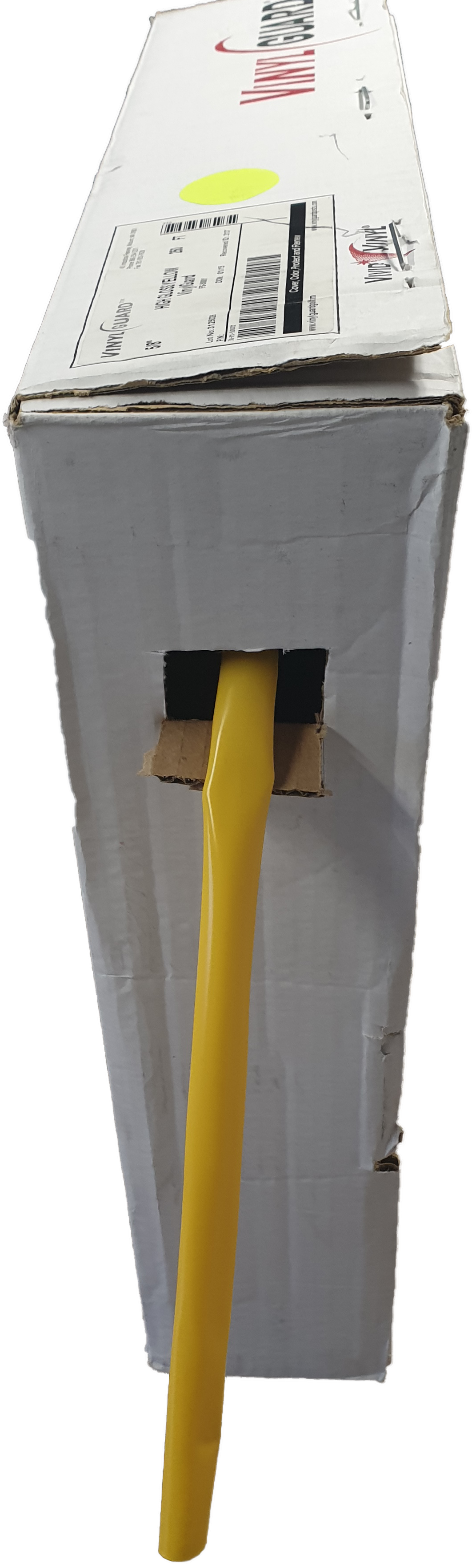 VinylGuard to regulation flagsticks, yellow