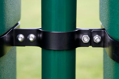 Bracket for post for double litter bin